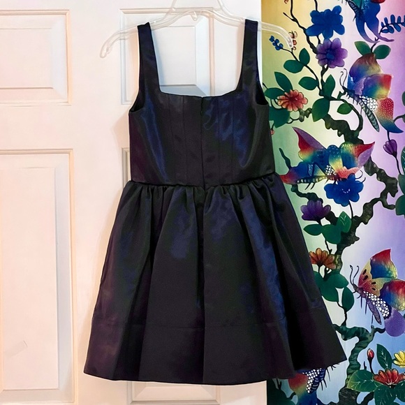 🌺🎉HP🎉🌺 NWT Staud Landscape Mini Dress Black - Picture 14 of 16